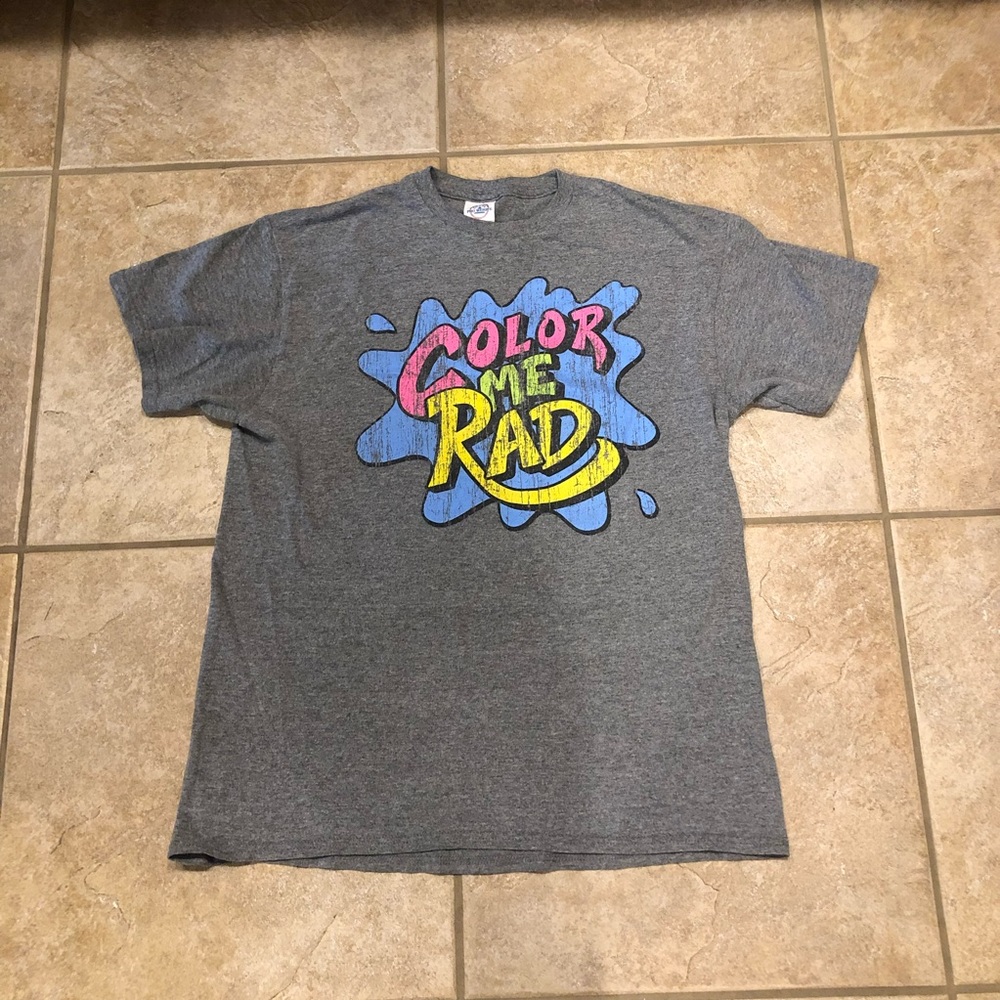 Color me rad color run graphic t-shirt
